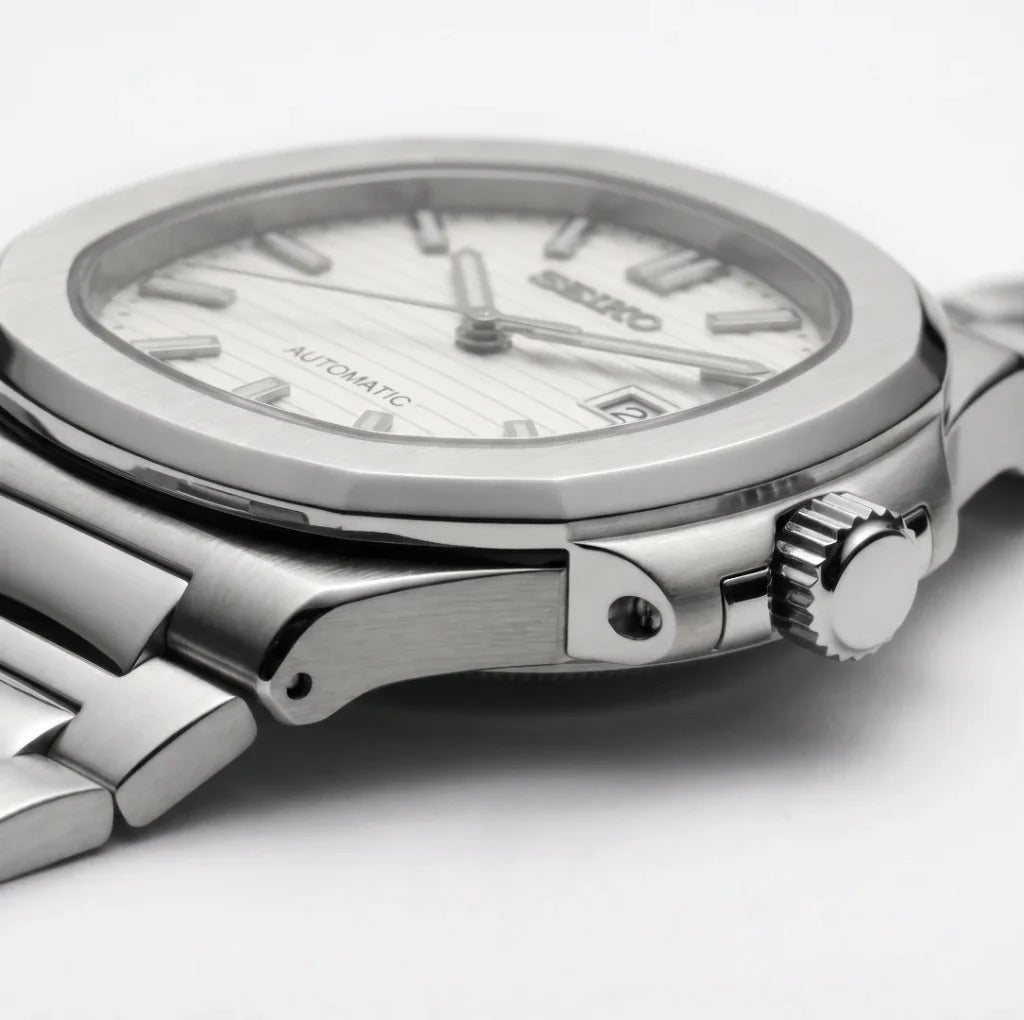 Seiko Mod | Nautilus White