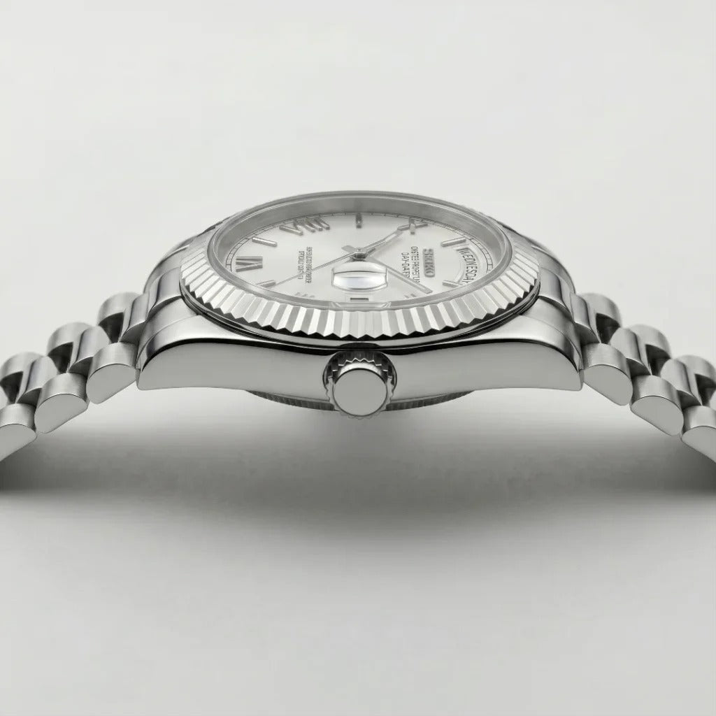 Seiko Mod | DayDate White Roman