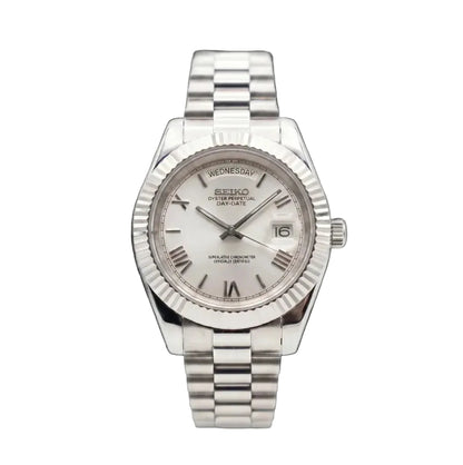 Seiko Mod | DayDate White Roman