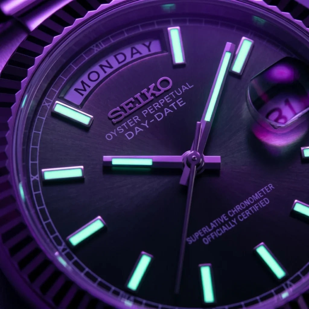 Seiko Mod | DayDate Green Baguette
