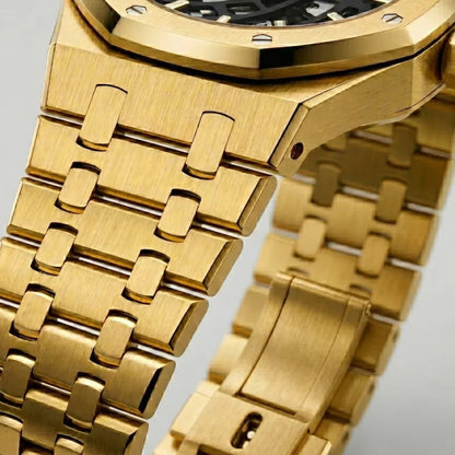 Seiko Mod | Royal Oak Skeleton Gold