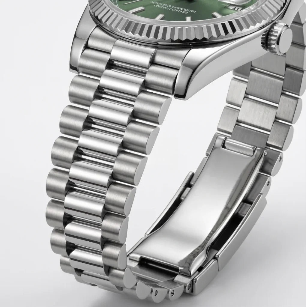 Seiko Mod | DayDate Green Baguette