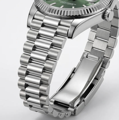 Seiko Mod | DayDate Green Baguette