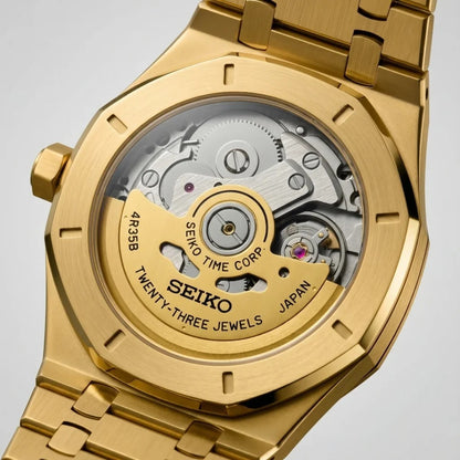 Seiko Mod | Royal Oak Skeleton Gold