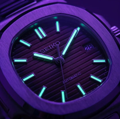 Seiko Mod | Nautilus Brown