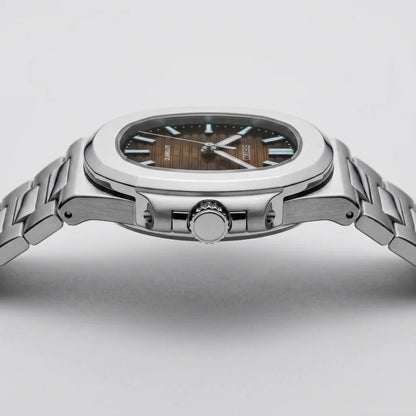 Seiko Mod | Nautilus Brown
