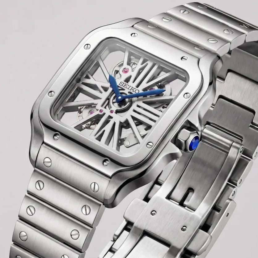 Seiko Mod | Santos Skeleton