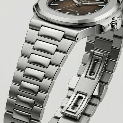 Seiko Mod | Nautilus Brown
