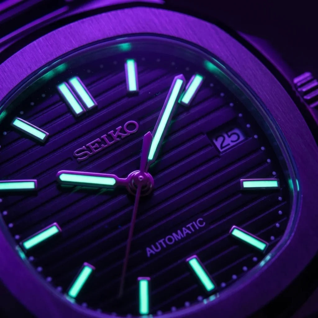 Seiko Mod | Nautilus Black