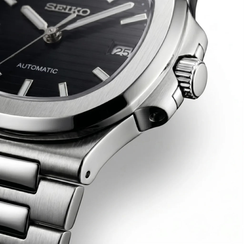 Seiko Mod | Nautilus Black