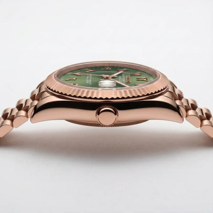 Seiko Mod | DateJust Rose Green Arabic