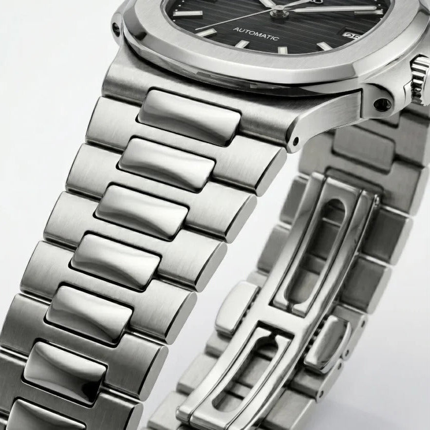 Seiko Mod | Nautilus Black