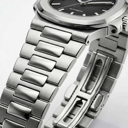 Seiko Mod | Nautilus Black