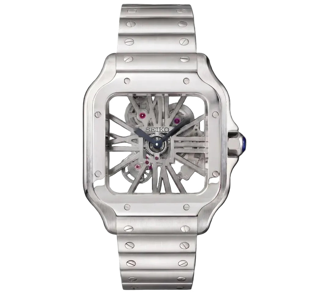Seiko Mod | Santos Skeleton