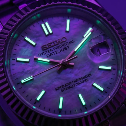 Seiko Mod | DateJust Mother of Pearl