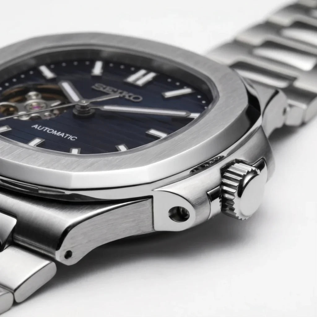 Seiko Mod | Nautilus Navy Open Heart