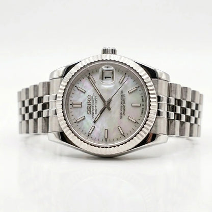 Seiko Mod | DateJust Mother of Pearl