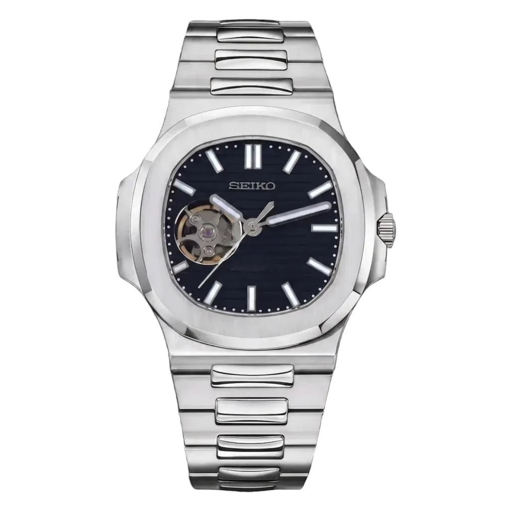 Seiko Mod | Nautilus Navy Open Heart