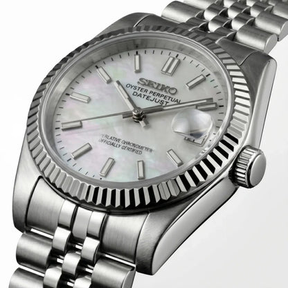 Seiko Mod | DateJust Mother of Pearl