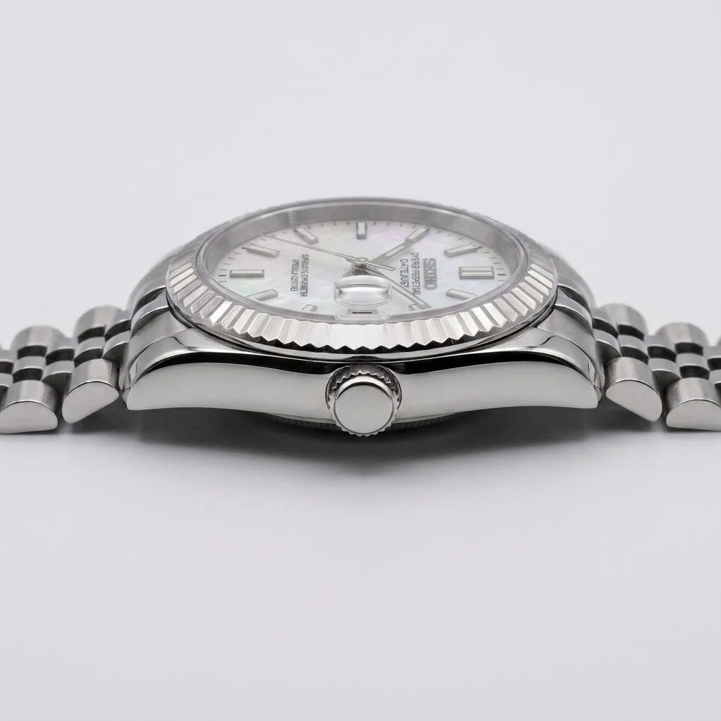Seiko Mod | DateJust Mother of Pearl