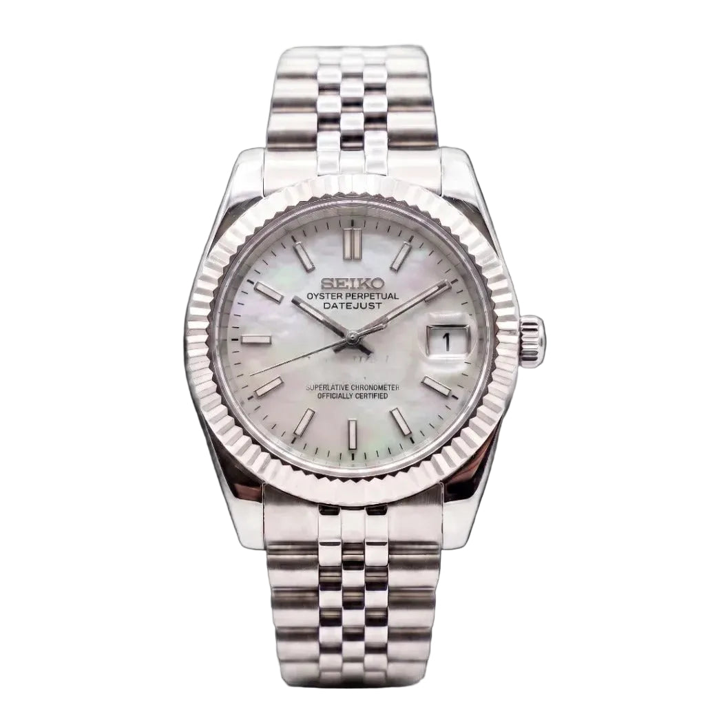 Seiko Mod | DateJust Mother of Pearl