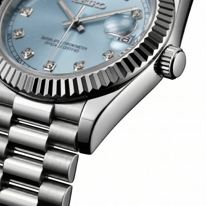 Seiko Mod | DateJust Blue Diamond
