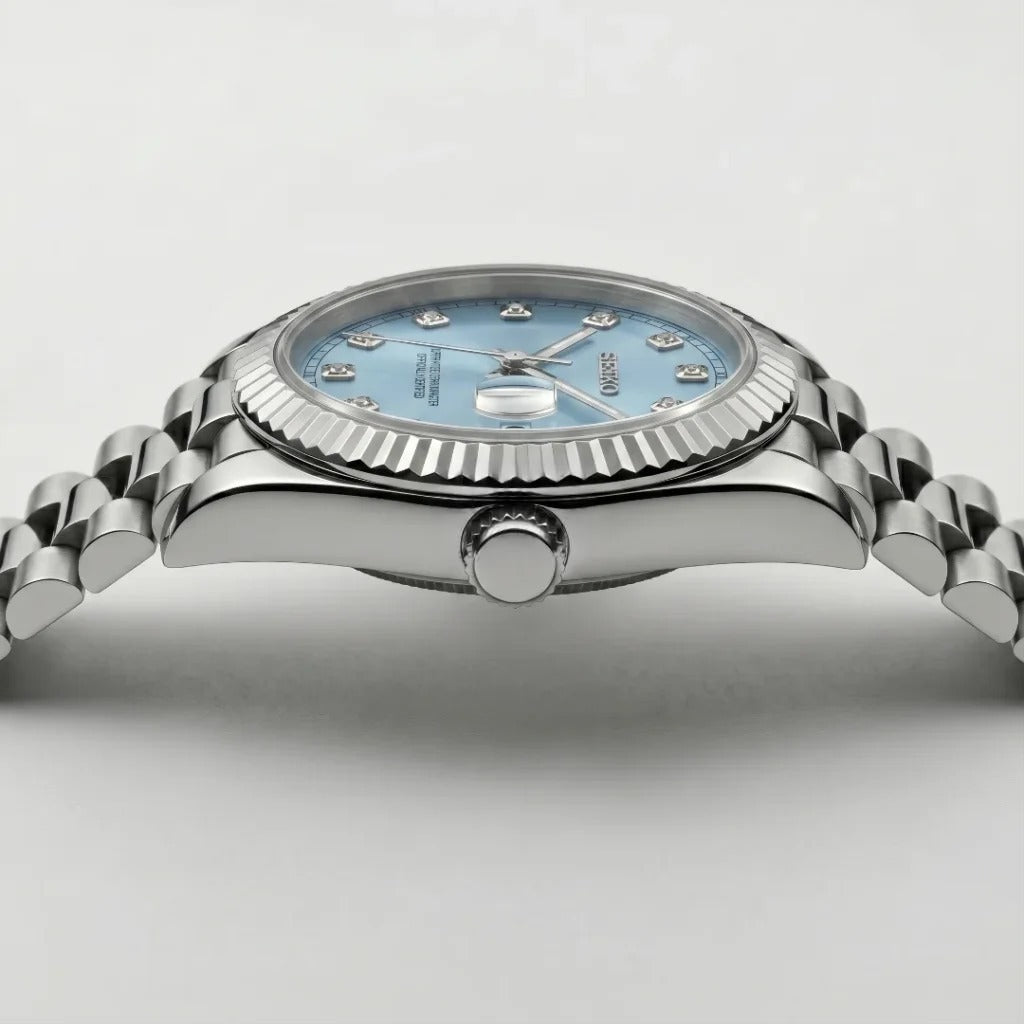 Seiko Mod | DateJust Blue Diamond