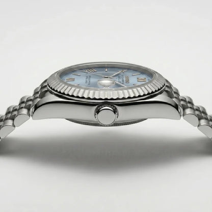 Seiko Mod | DateJust Roman Baby Blue