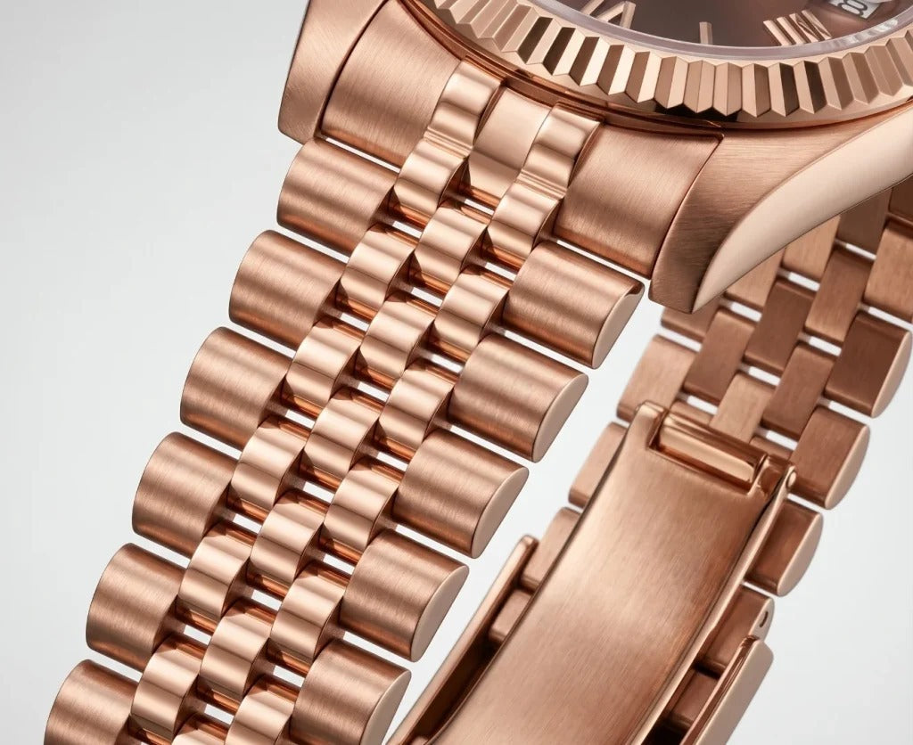 Seiko Mod | DateJust Triple Roman Rose