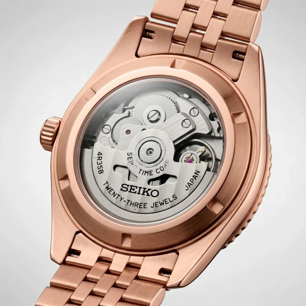 Seiko Mod | DateJust Triple Roman Rose