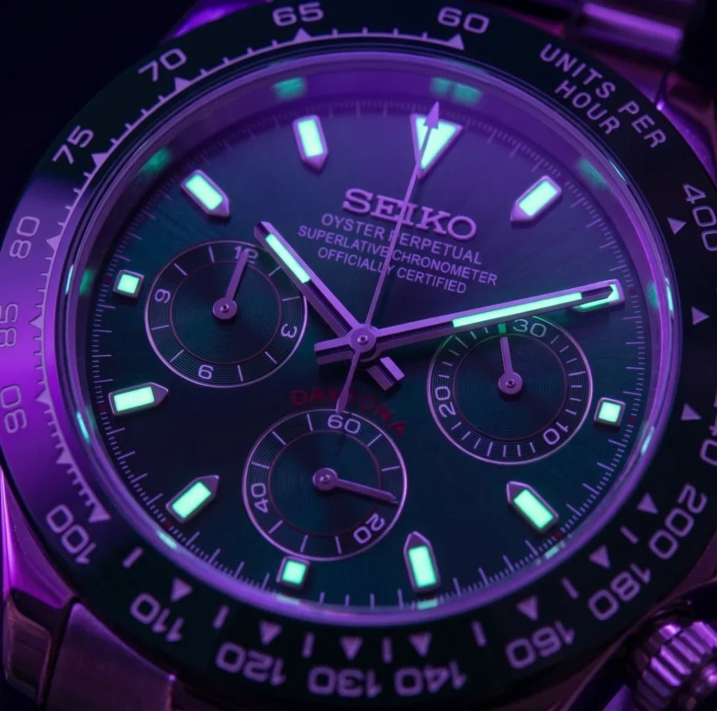 Seiko Mod | Daytona Green Ceramic