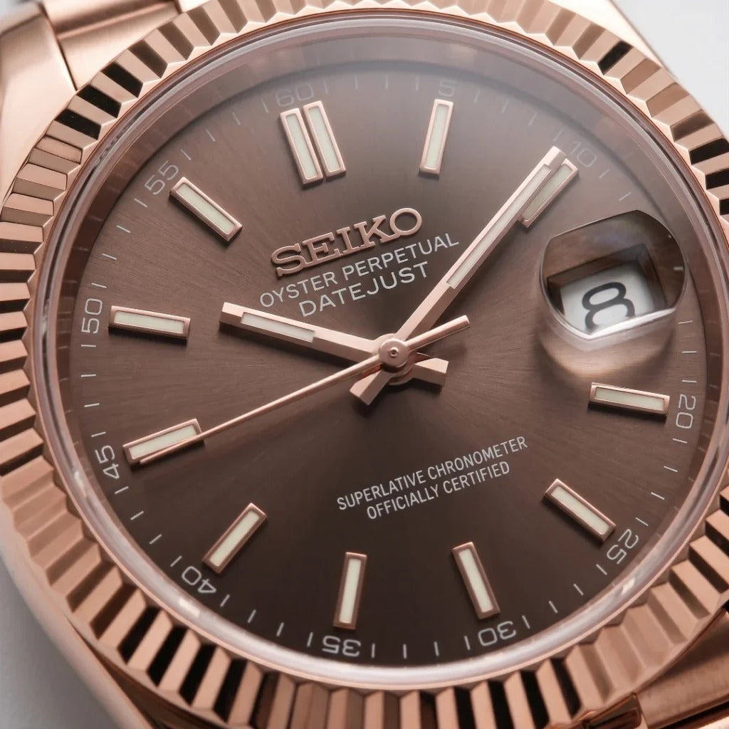 Seiko Mod | DateJust Triple Chocolate