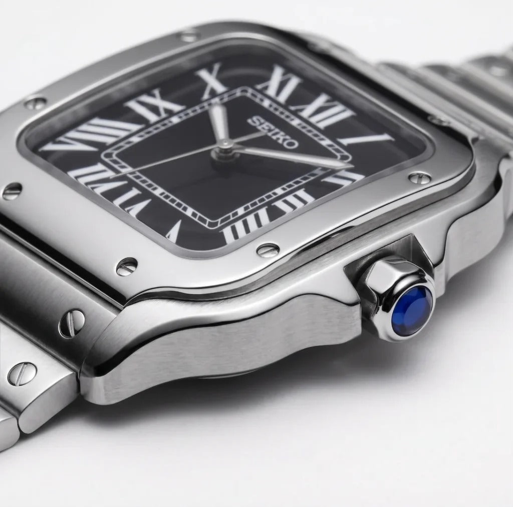 Seiko Mod | Santos Classic Black