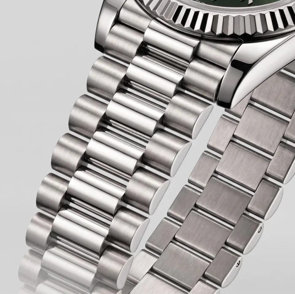 Seiko Mod | DateJust Olive Green Arabic