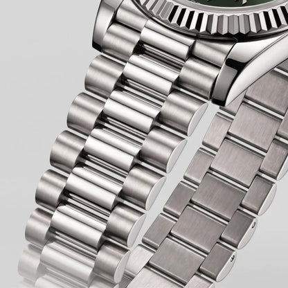 Seiko Mod | DateJust Olive Green Arabic