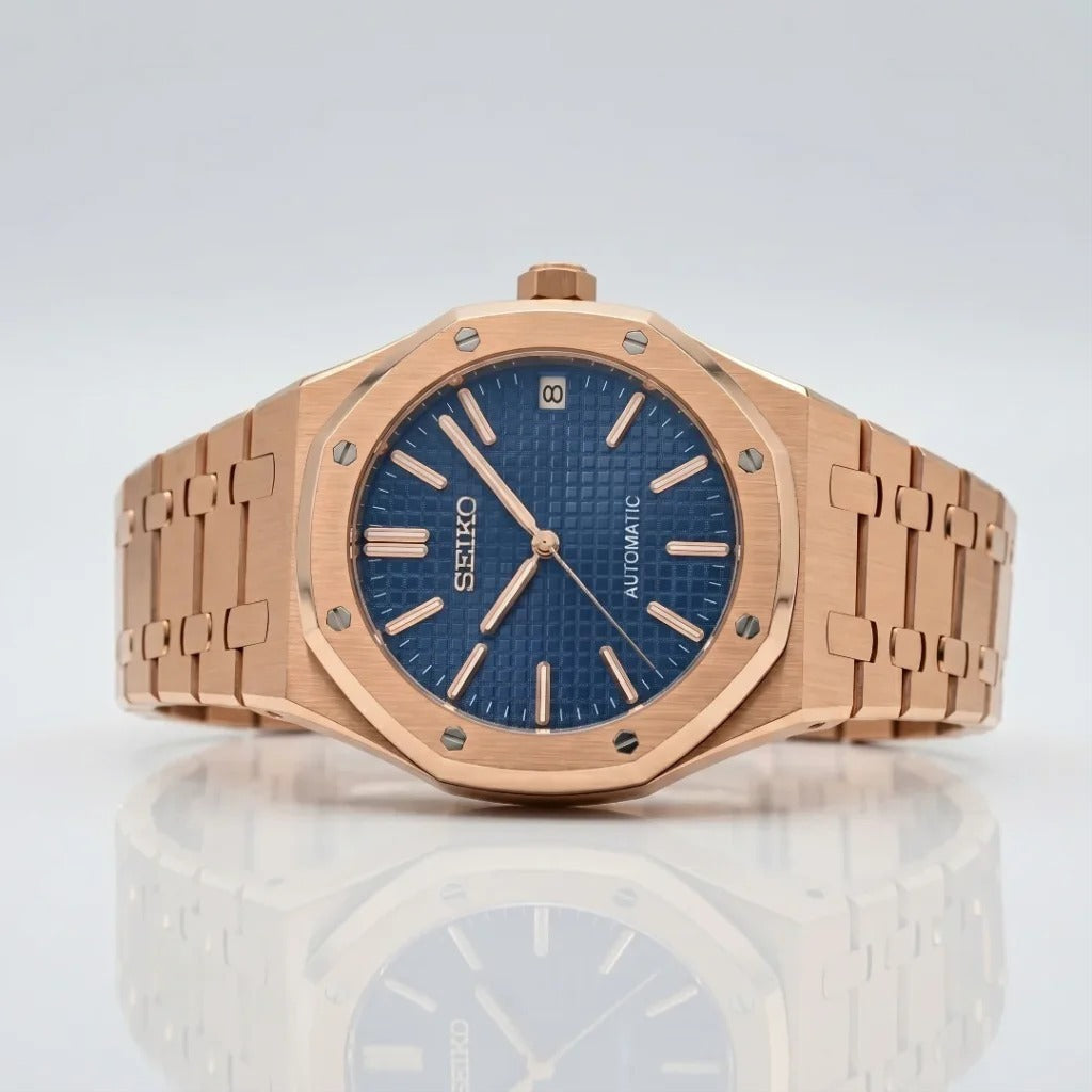 Seiko Mod | Royal Oak Rose Blue