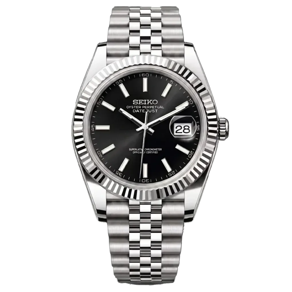 Seiko Mod | DateJust Black