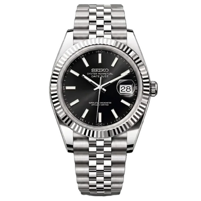 Seiko Mod | DateJust Black