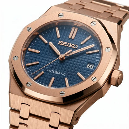 Seiko Mod | Royal Oak Rose Blue