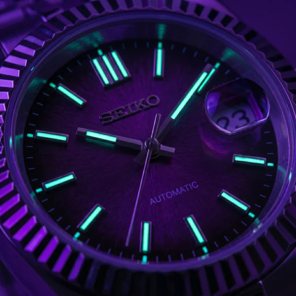 Seiko Mod | DateJust Purple