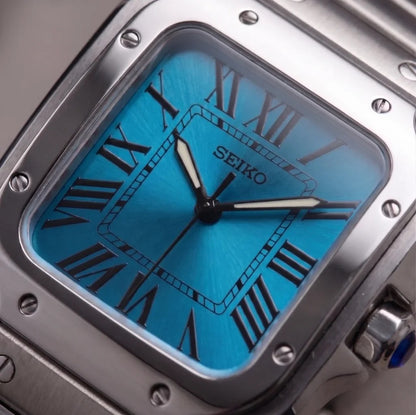 Seiko Mod | Santos Ocean Blue