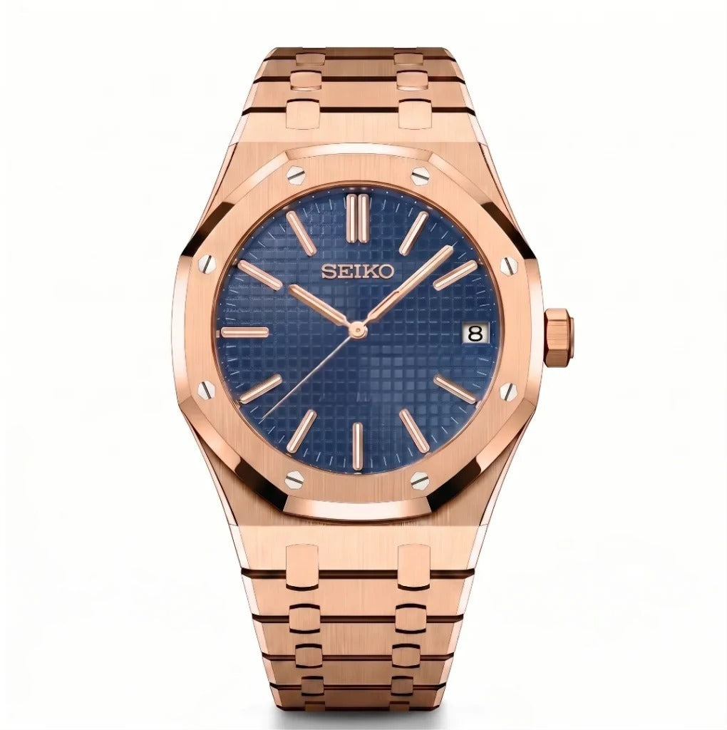 Seiko Mod | Royal Oak Rose Blue