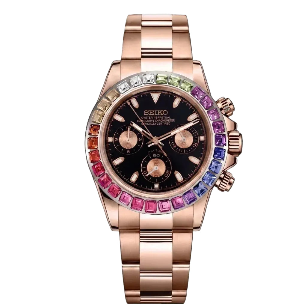 Seiko Mod | Daytona Rose Rainbow