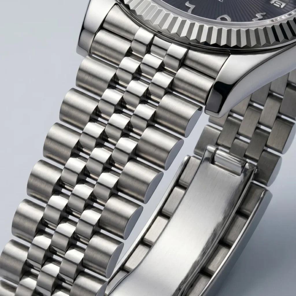 Seiko Mod | DateJust Black Arabic v2