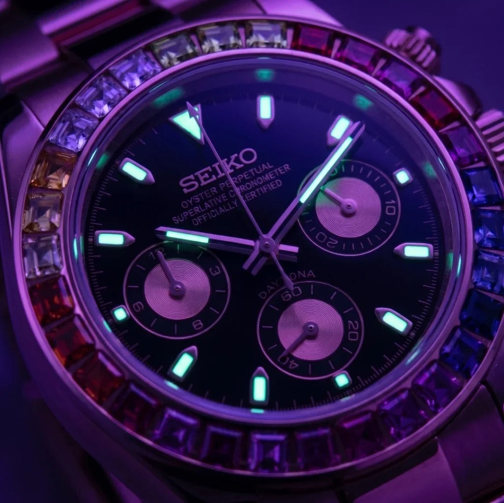 Seiko Mod | Daytona Rose Rainbow