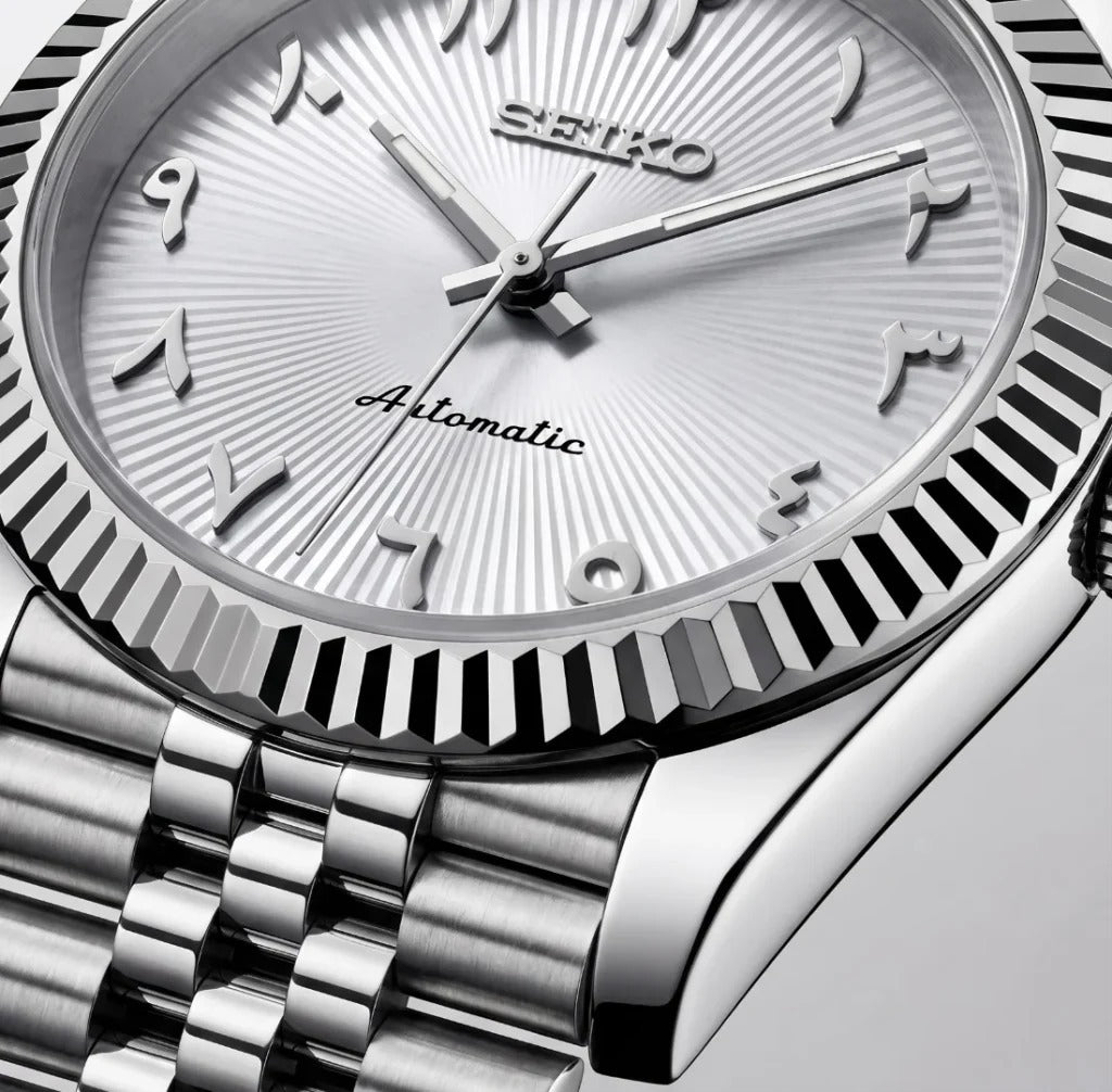 Seiko Mod | DateJust White Arabic v2