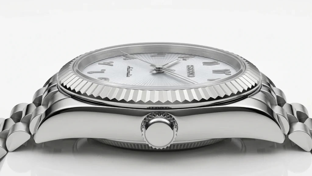 Seiko Mod | DateJust White Arabic v2