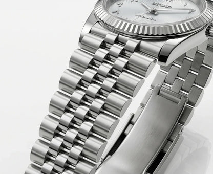 Seiko Mod | DateJust White Arabic v2
