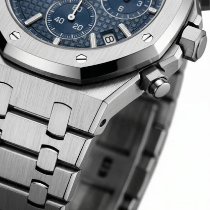 Seiko Mod | Royal Oak Blue Chrono