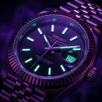 Seiko Mod | DateJust Black